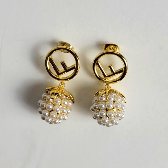 Fendi Jewelry - Fendi pearl earrings
